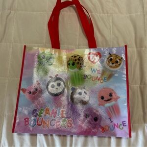 Ty Beanie Bouncers Tote with Red Handles